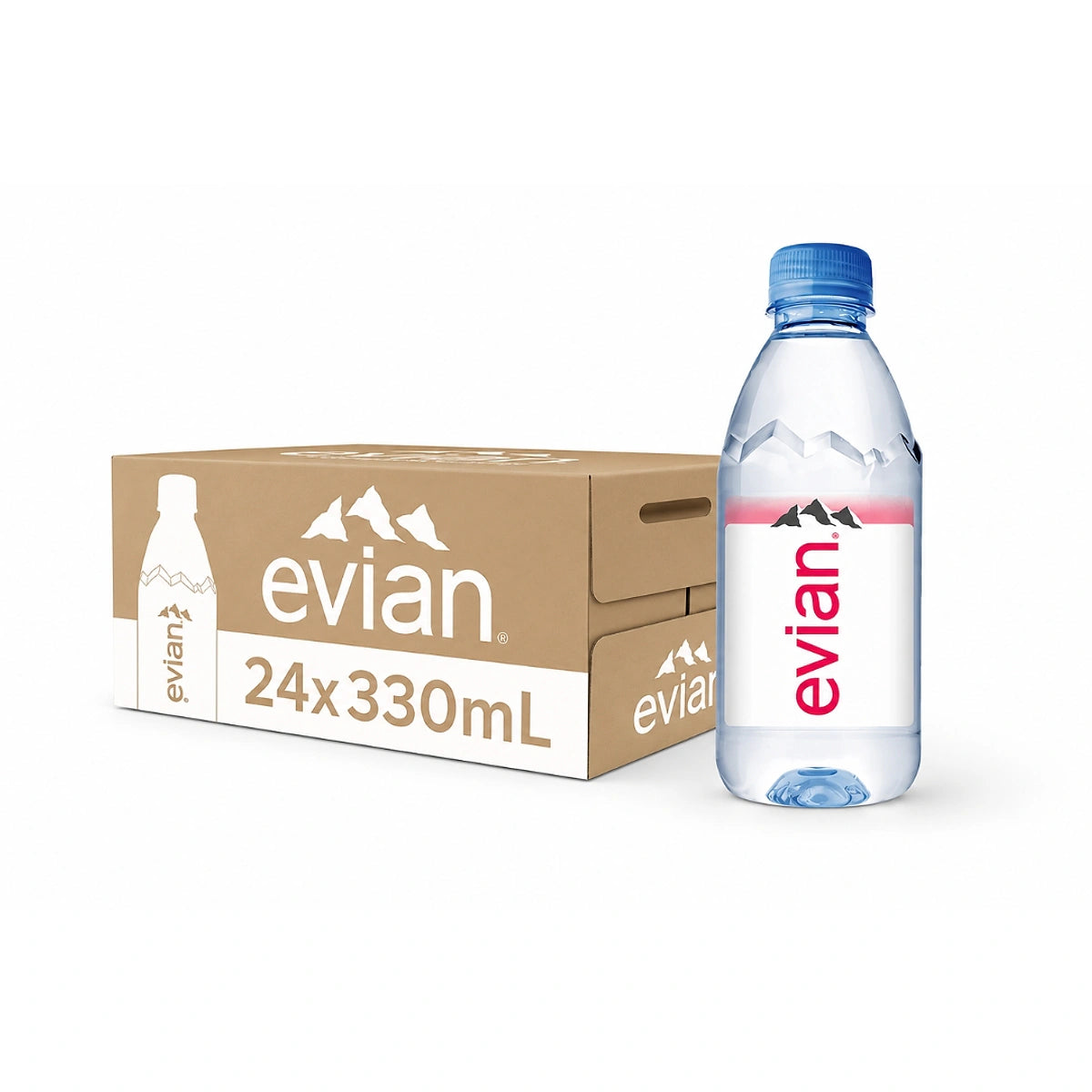evian® 330ml Natural Mineral Water