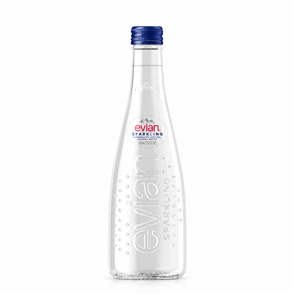evian® 330ml Sparkling Water
