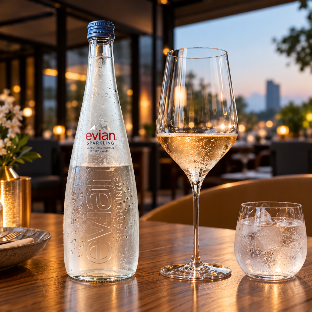 evian® 330ml Sparkling Water