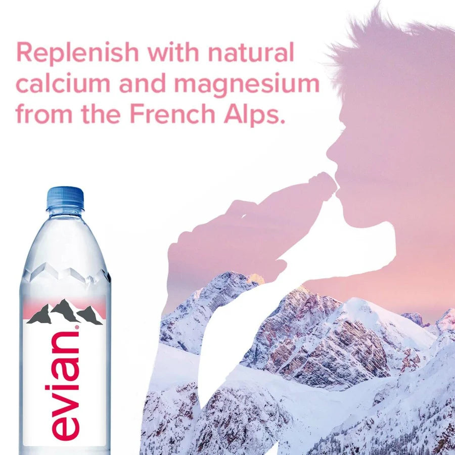 evian® Natural Mineral Water