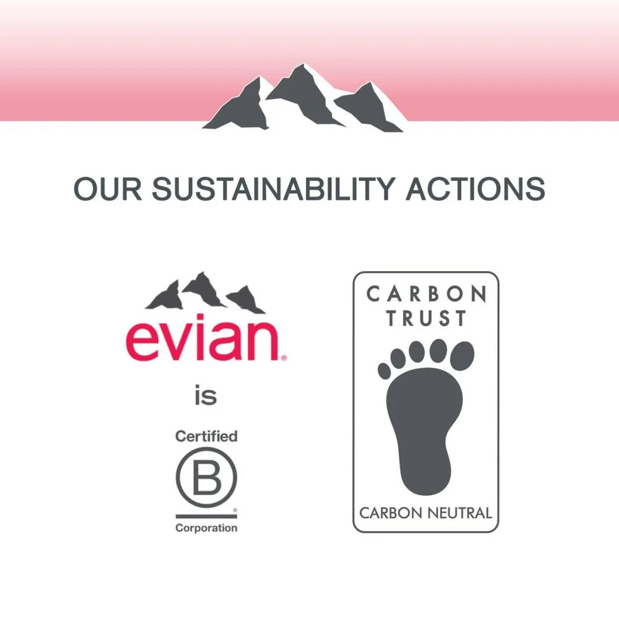 evian® Natural Mineral Water