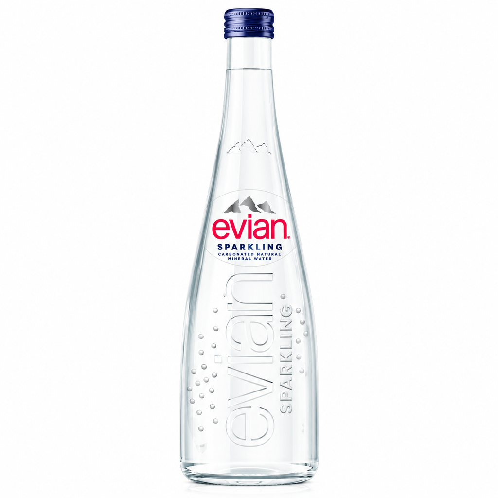 evian® 750ml Sparkling Water